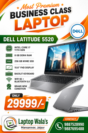 DELL LATITUDE 5520 BUSINESS CLASS LAPTOP 15.6 INCH