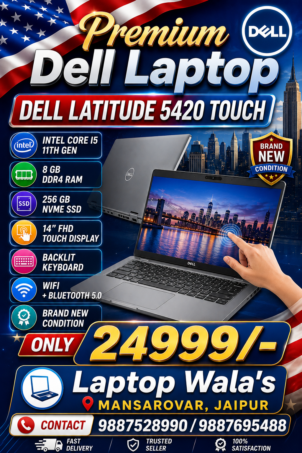 DELL LATITUDE 5420 TOUCH SCREEN